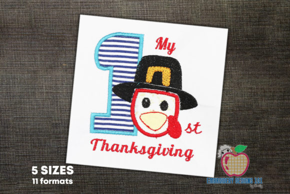 1st Thanksgiving Applique
