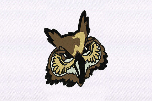 Brown Owl Design: A Versatile Embroidery Staple