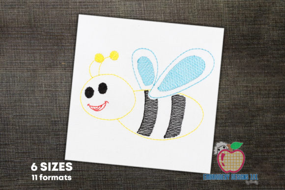 Cartoon Bumblebee Quick Stitch