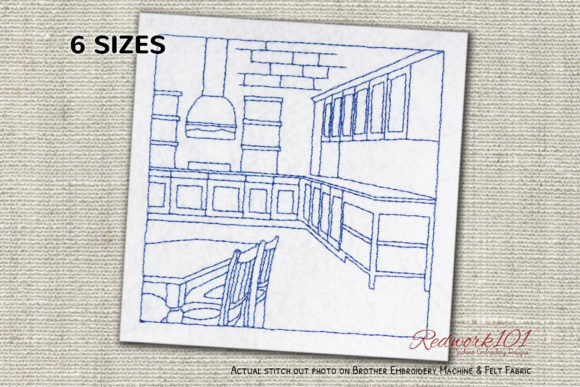 Kitchen Interior Design Redwork